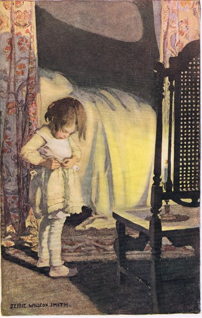 Una niña desvistiéndose, de "A Child