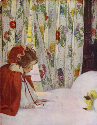 Caperucita Roja (litografía en color) de Jessie Willcox Smith