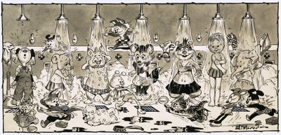 Animales duchándose de Jesus Blasco
