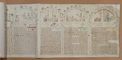 Libro de Ester, c.1793 de Jewish School