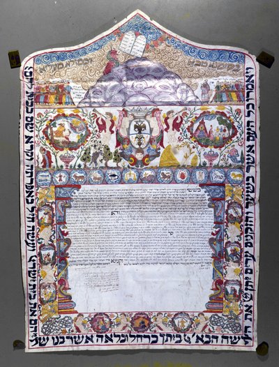 Contrato matrimonial judío, Ketubah. de Jewish School