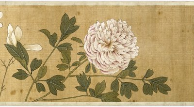 Cien flores, principios del siglo XVII (detalle) de Jiayan Chen