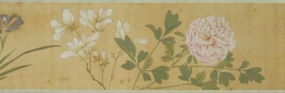 Cien flores, principios del siglo XVII (detalle) de Jiayan Chen