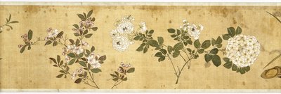 Cien flores, principios del siglo XVII (detalle) de Jiayan Chen