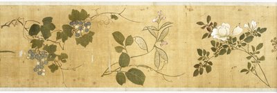 Cien flores, principios del siglo XVII (detalle) de Jiayan Chen