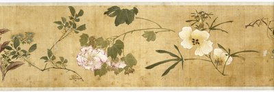 Cien flores, principios del siglo XVII (detalle) de Jiayan Chen
