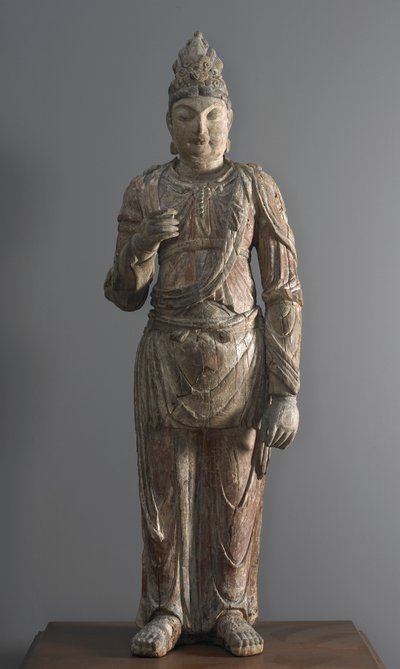 Bodhisattva de pie, dinastía XII-XIII de Jin Dynasty Chinese School