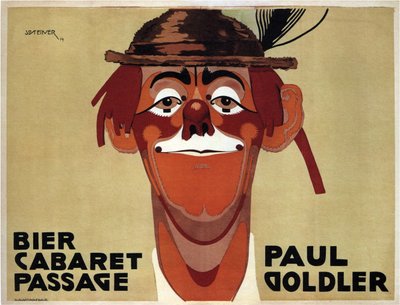 Bier Cabaret Passage. Paul Goldler, 1914 de Jo Steiner