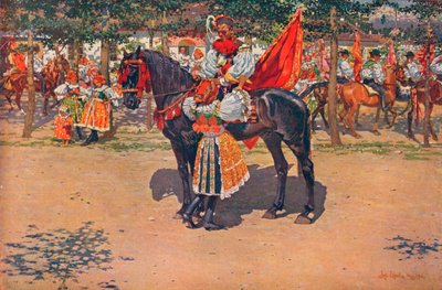 En el Festival, 1911 de Joža Uprka