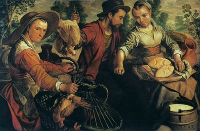 En el mercado, c1554-1574 de Joachim Beuckelaer