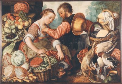 Escena de mercado, 1567 de Joachim Beuckelaer