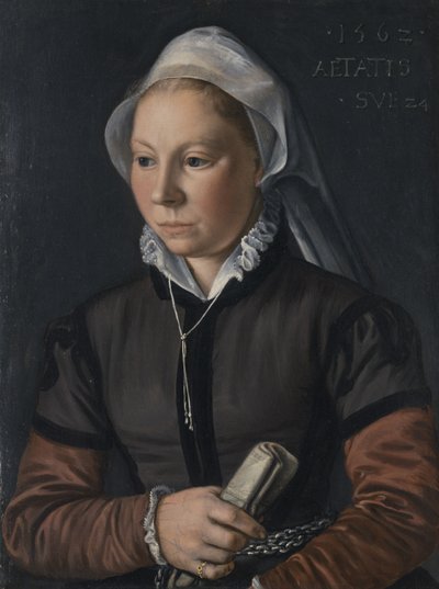 Retrato de una Mujer Joven, 1562 de Joachim Beuckelaer
