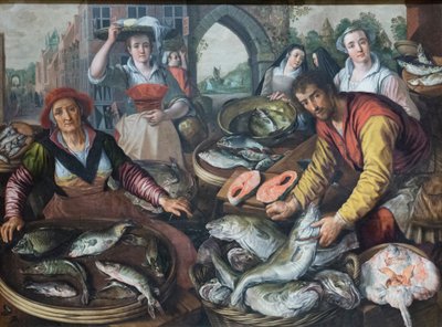 Los cuatro elementos: el agua de Joachim Beuckelaer or Bueckelaer