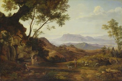 Paisaje Italiano de Joachim Faber