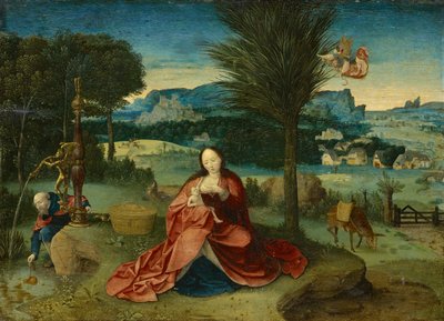 Descanso en la huida a Egipto de Joachim Patenier
