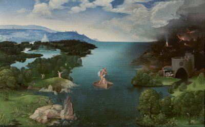 Caronte cruzando el Estigia de Joachim Patinir