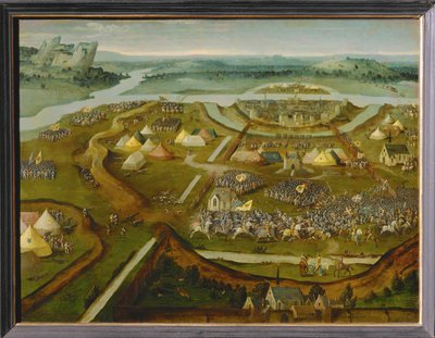 La batalla de Pavía ... de Joachim Patinir