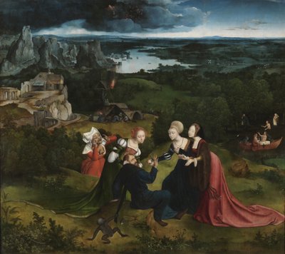 La Tentación de San Antonio de Joachim Patinir