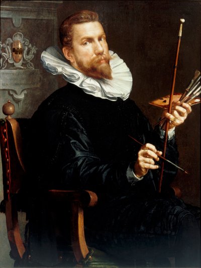 Autorretrato, 1601 de Joachim Wtewael or Utewael