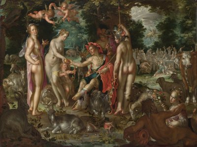 El juicio de Paris de Joachim Wtewael or Utewael