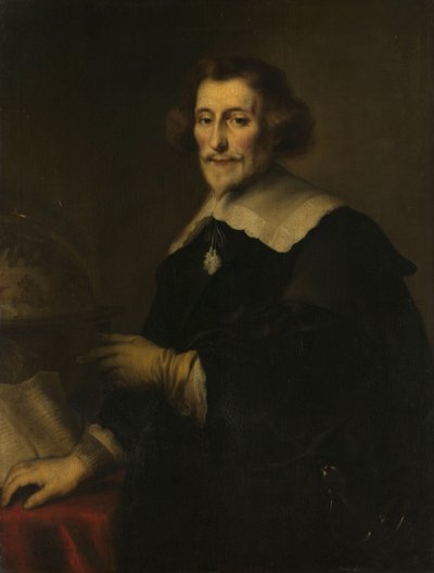 Retrato de Pieter Corneliszoon Hooft, alguacil de Muiden, historiador y poeta de Joachim von Sandrart (I) (copy after)