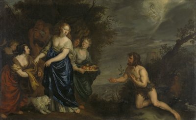 Odiseo y Nausicaa de Joachim von Sandrart (I)