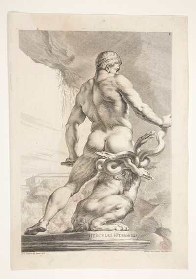 Hercules Hydramuvince (Hércules y la Hidra) de Joachim von Sandrart