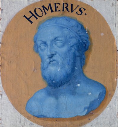 Homero, c. 1670 de Joachim von Sandrart