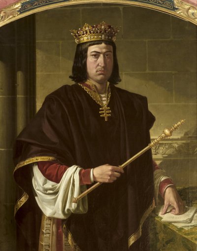 Retrato del rey Fernando II de Aragón (1452-1516) de Joachin Dominguez Becquer