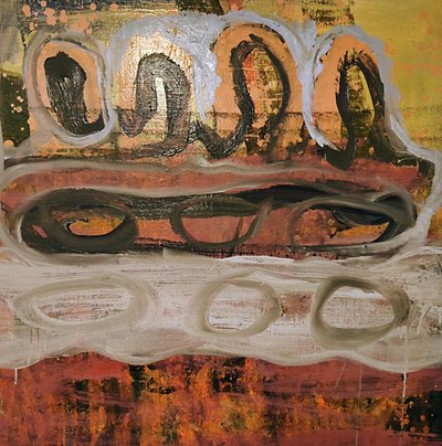 Formas abstractas con tonos terrosos de Joackim Schou Dahle