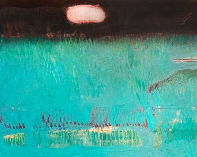 Campo verde a la luz de la luna de Joackim Schou Dahle
