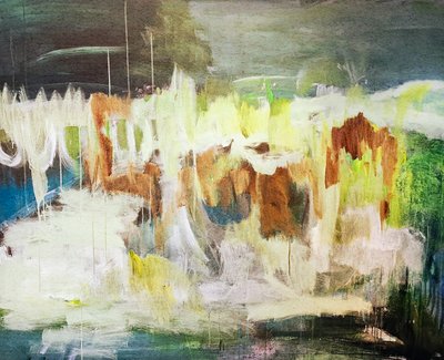 Paisaje abstracto lleno de colorido de Joackim Schou Dahle