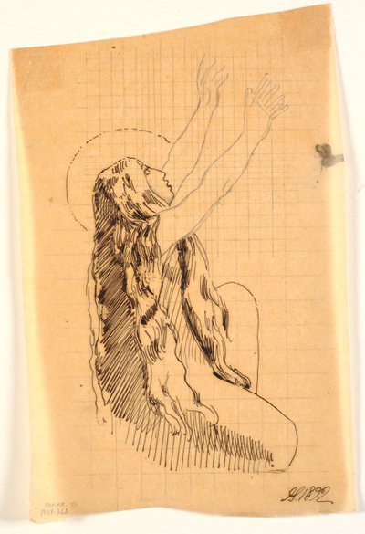 Eva arrodillada de Joakim Frederik Skovgaard