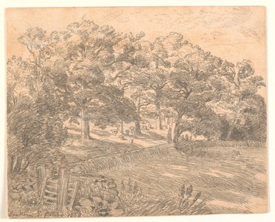 Un borde del bosque de Joakim Frederik Skovgaard