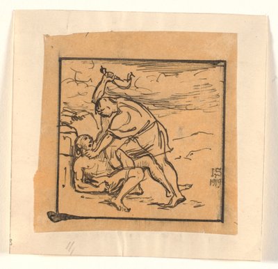 Caín mata a Abel de Joakim Frederik Skovgaard