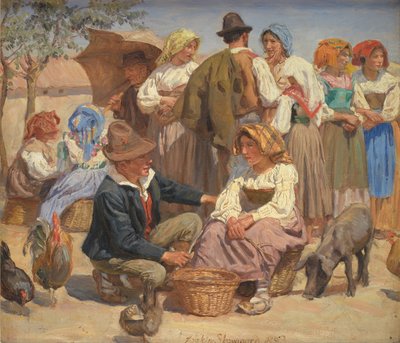 Mercado en Sora de Joakim Frederik Skovgaard