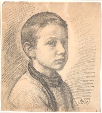 Retrato del pintor J.Th. Skovgaard de niño de Joakim Frederik Skovgaard