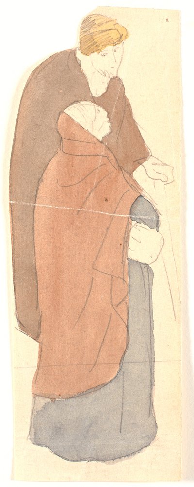 Hombre y mujer de pie de Joakim Frederik Skovgaard