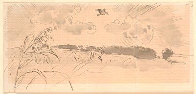 Boceto para "La alondra" de Joakim Frederik Skovgaard