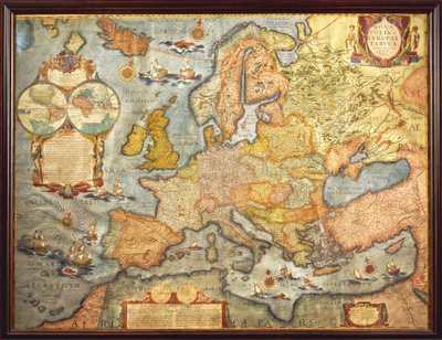 Mapa de Europa 1686 por Joan Blaeu de Joan Blaeu