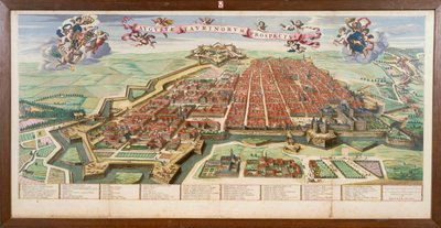 Mapa de Turín de Joan Blaeu
