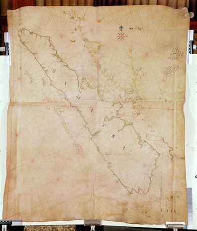 Carta de Sumatra, 1653 de Joan Blaeu