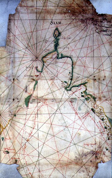 El Golfo de Siam, c.1679 (grabado en color) de Joan Blaeu
