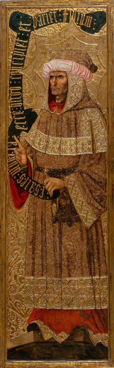 Isaías - Isaías - Pintura de Joan Gasco (activo 1500-1529) - c. 1500 - Témpera sobre tabla - 226,9x64,7 - Museu Nacional d