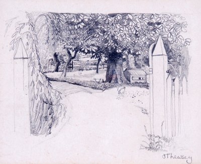 Entrada a la casa de campo, 2000 de Joan Thewsey