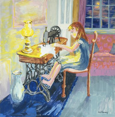 Niña Cosiendo, 2000 de Joan Thewsey
