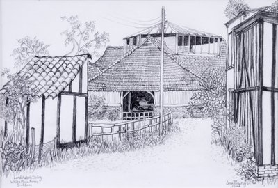 Lechería de Lord Astor, White Place Farm, Cookham 2012 de Joan Thewsey