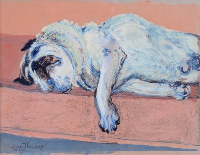 Pug durmiendo dos, 2000 de Joan Thewsey