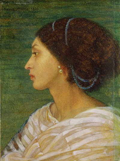 Cabeza de una mujer mulata, 1861 de Joanna Boyce Wells