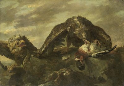 Águilas en los acantilados de Joannes Fijt (copy after)